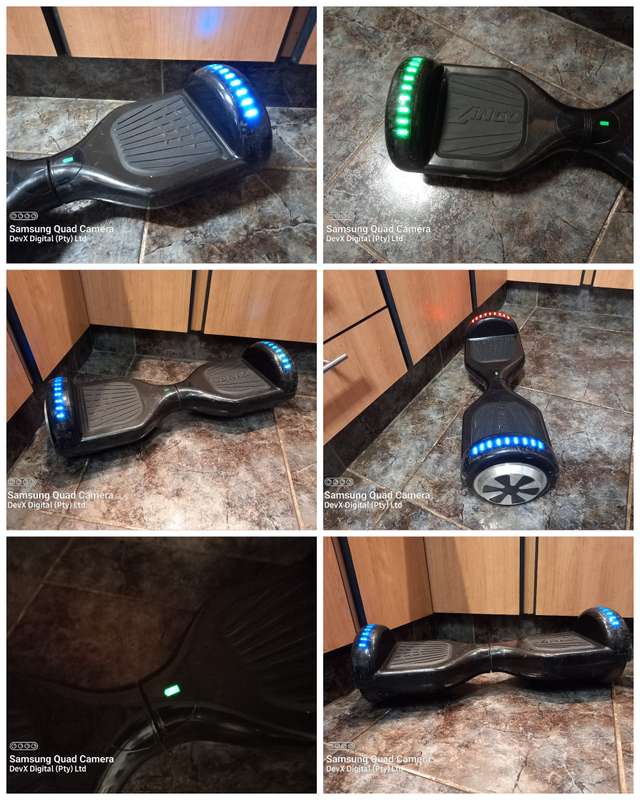 Black Zingo Hoverboard - LED Lights - Back & Forward Motion - Verified Working With Photo Proof