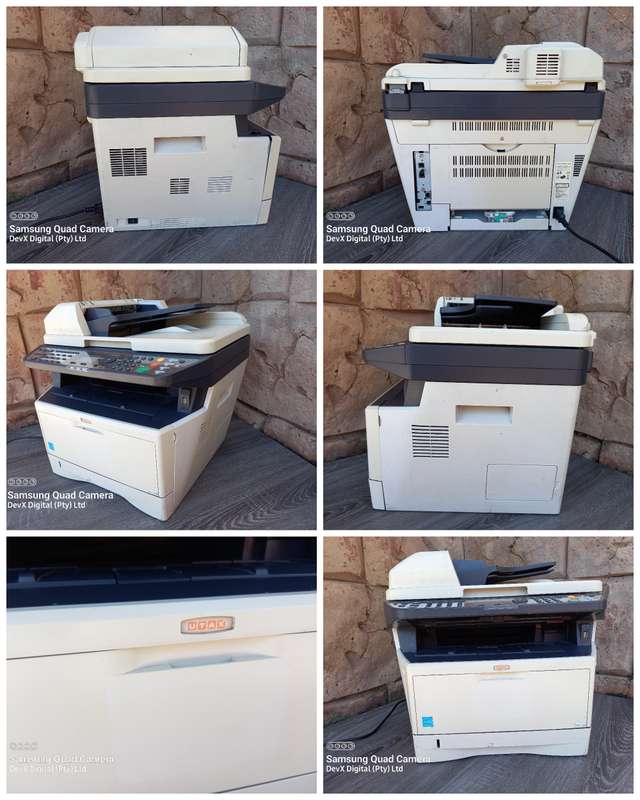 Kyocera Ecosys FS-1128MFP Business Printer - Rebranded To UTAX - 2 x Black Toners - Verified Tested