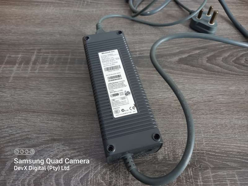 Microsoft Xbox 360 Power Supply - 12v/203W/16.5A - Verified Working Power Supply - Grey