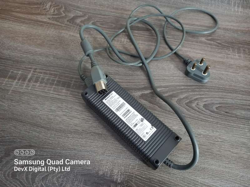 Microsoft Xbox 360 Power Supply - 12v/203W/16.5A - Verified Working Power Supply - Grey