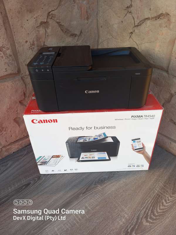 Canon Pixma TR4540 All-in-One Inkjet Printer - Print, Copy, Scan, Fax, AirPrint, Wireless + More