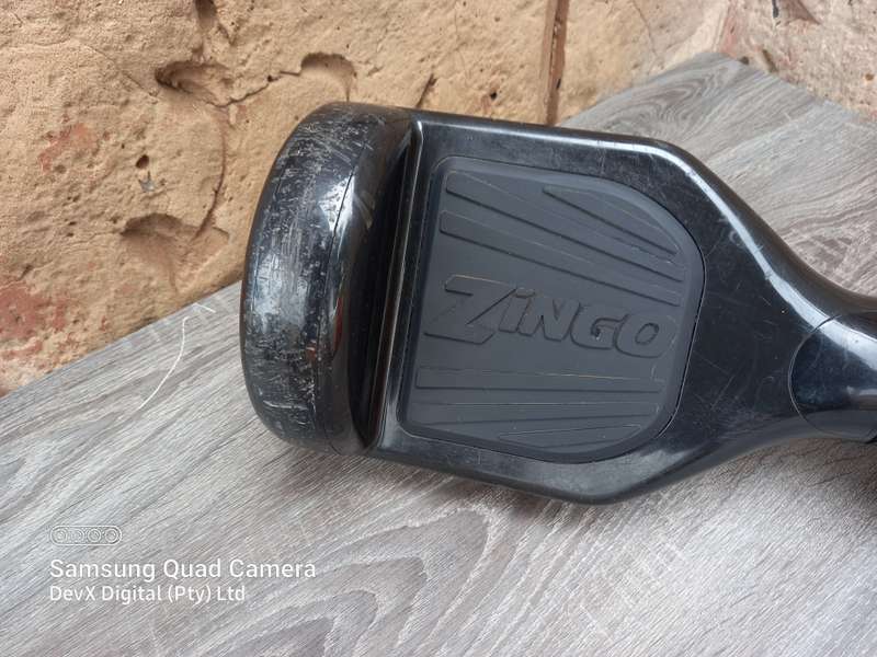 Black Zingo Hoverboard - LED Lights - Back & Forward Motion - Verified Working With Photo Proof