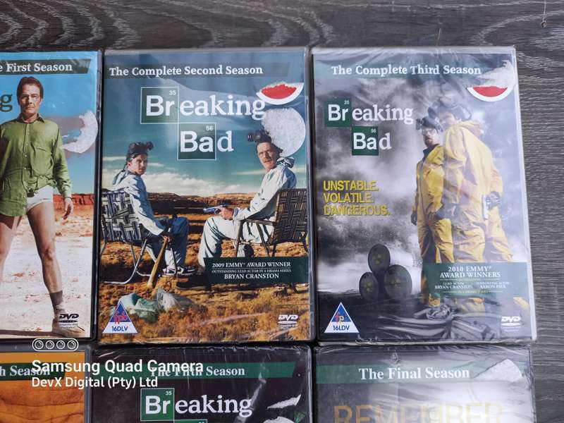 Breaking Bad Complete Series - Seasons 1 To 5 - Brand New Sealed + BONUS