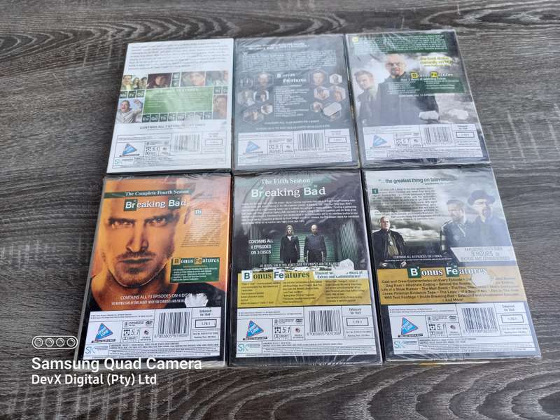 Breaking Bad Complete Series - Seasons 1 To 5 - Brand New Sealed + BONUS