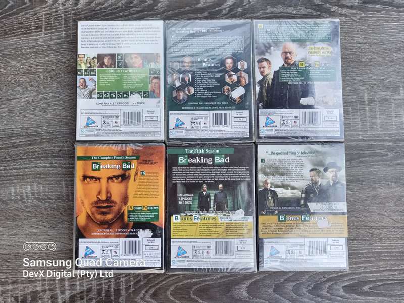 Breaking Bad Complete Series - Seasons 1 To 5 - Brand New Sealed + BONUS