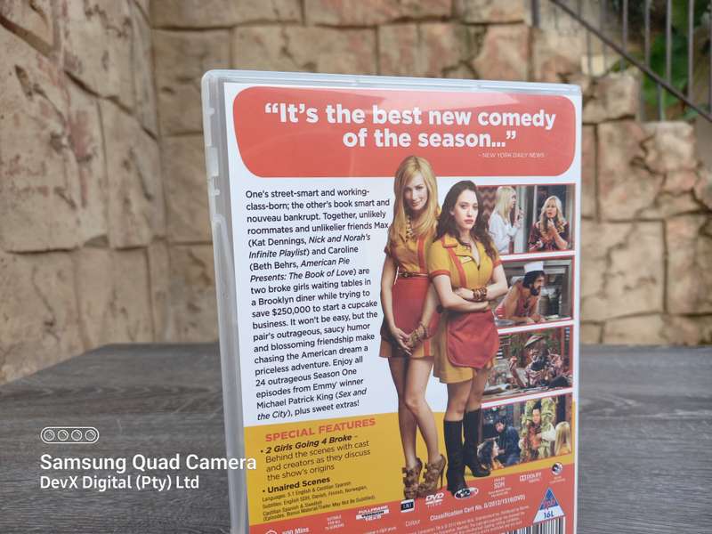 2 Broke Girls Season 1 - Original DVD Set - TV Series - Perfect For Collectors Or Gifts