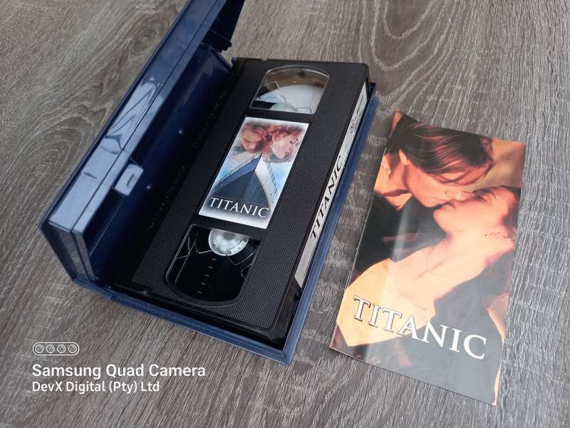 Vintage! Original Titanic VHS Cassette + Booklet - Immaculate Condition - Perfect For Collectors!