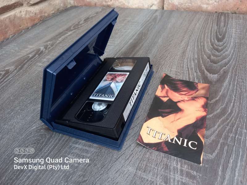 Vintage! Original Titanic VHS Cassette + Booklet - Immaculate Condition - Perfect For Collectors!
