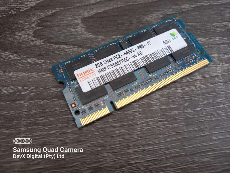 2GB DDR2 Laptop Ram - Hynix PC2 - Verified Tested & Working