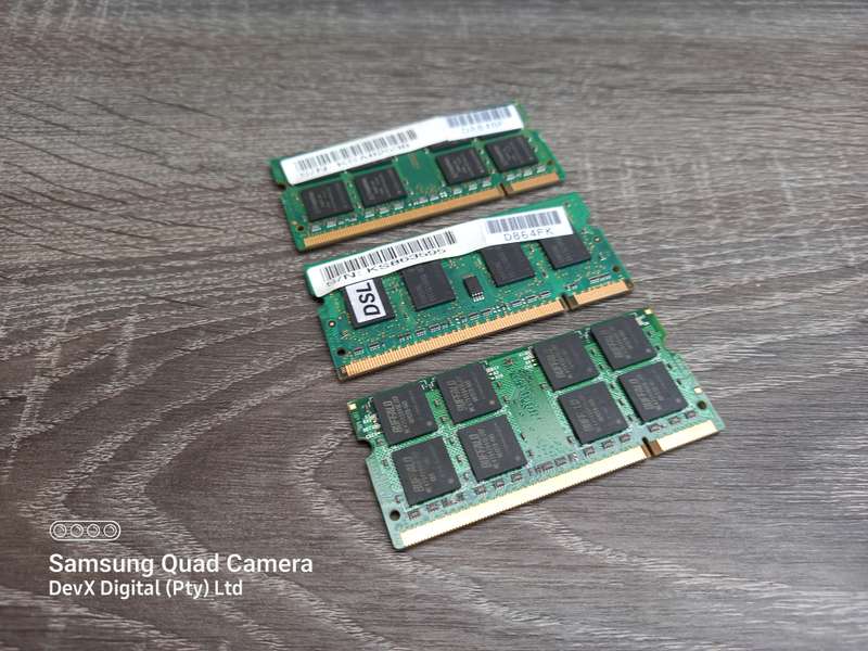3 x 1GB DDR2 Laptop Ram Combo - All 3 Units For One Price - Verified Tested & Working