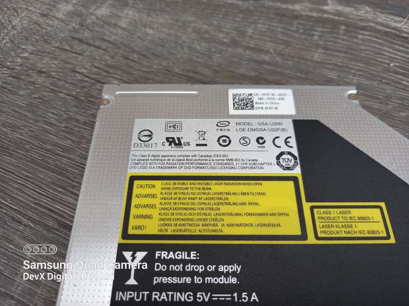 Dell SATA DVD Writer - For Laptops - Model: GSA-U20N - Verified Working