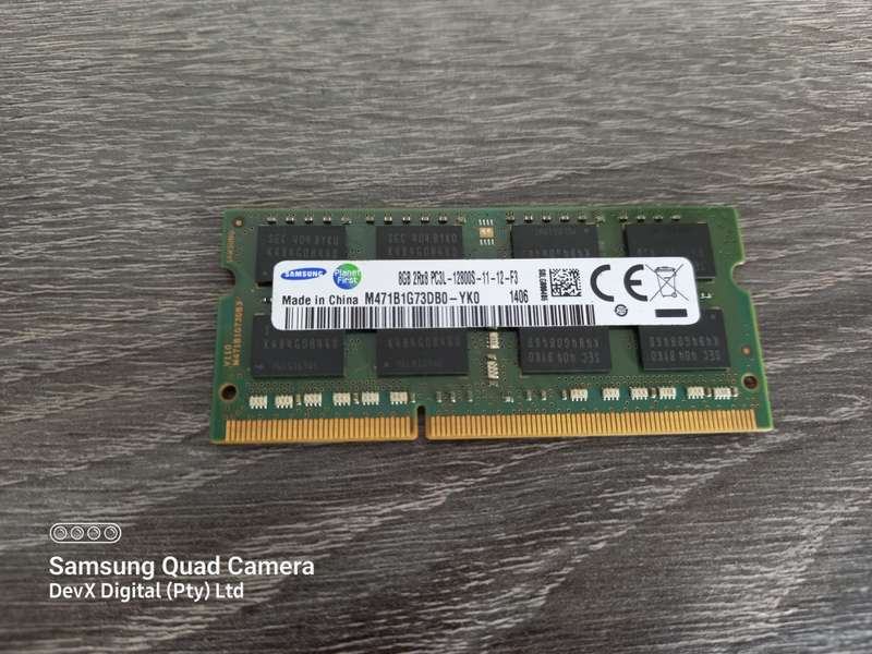 8GB DDR3 Laptop Ram - Samsung PC3 - Verified Tested & Working (Sold Each)