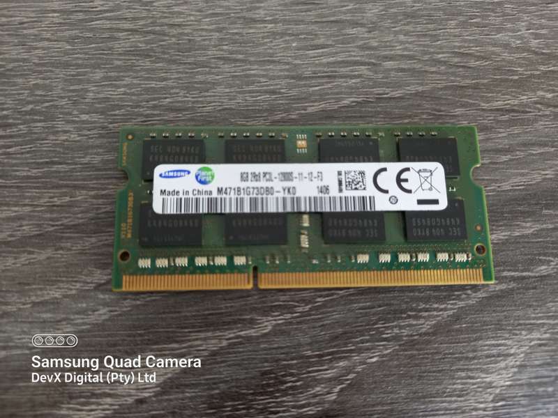 8GB DDR3 Laptop Ram - Samsung PC3 - Verified Tested & Working (Sold Each)