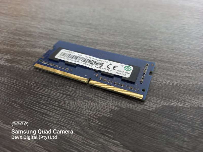 4GB DDR4 Laptop Ram - RAMAXEL PC4 - Verified Tested & Working (Sold Each)