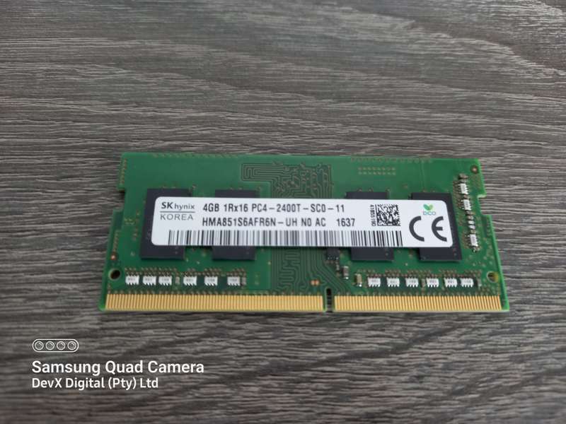 4GB DDR4 Laptop Ram - SK Hynix PC4 - Verified Tested & Working (Sold Each)