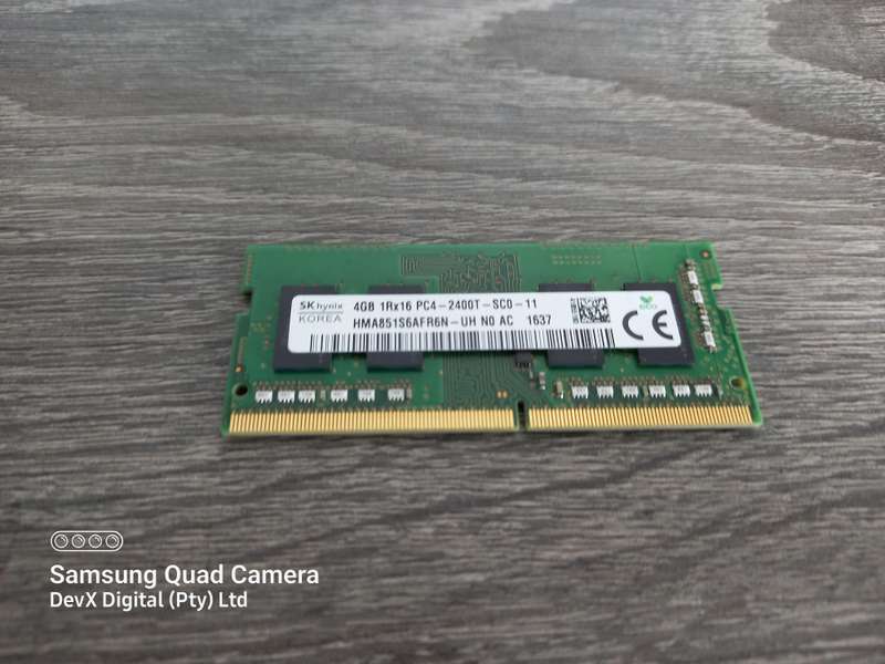 4GB DDR4 Laptop Ram - SK Hynix PC4 - Verified Tested & Working (Sold Each)