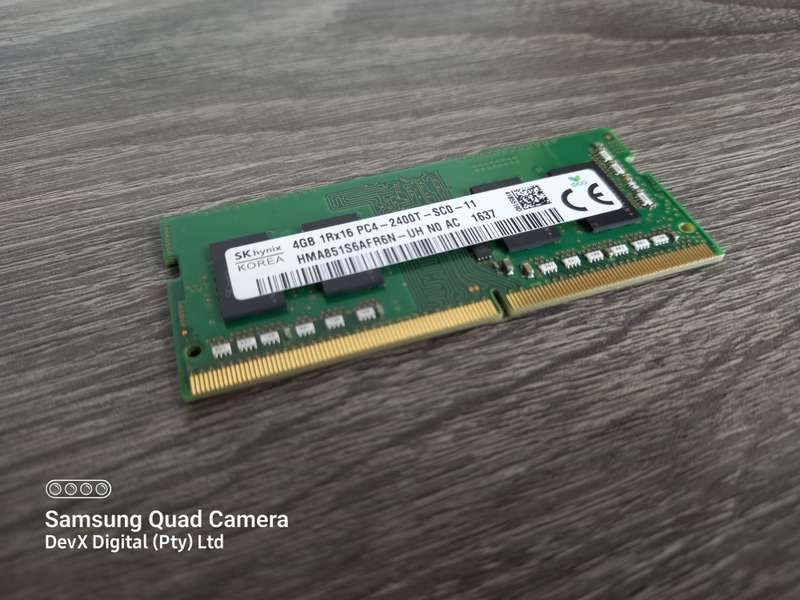 4GB DDR4 Laptop Ram - SK Hynix PC4 - Verified Tested & Working (Sold Each)