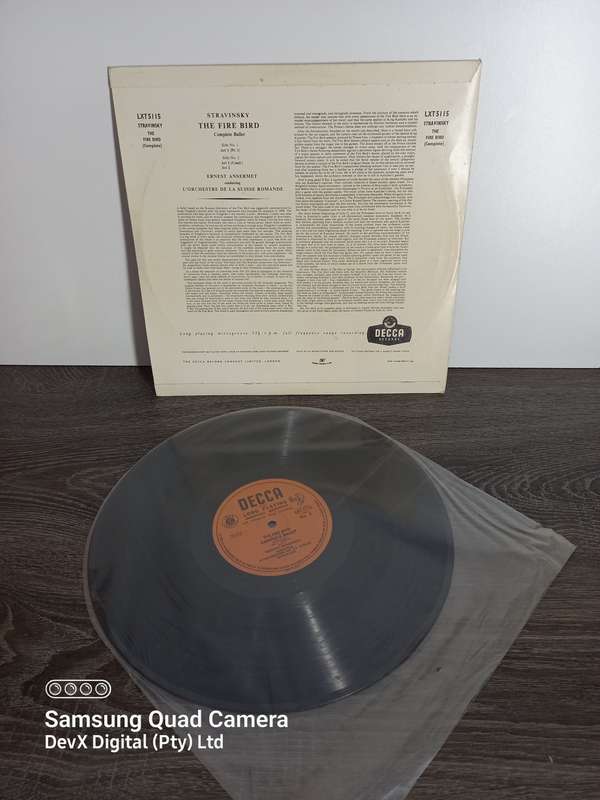 The Fire Bird By Stravinsky - LP Vinyl Record - A Rare & Vintage Piece - Perfect For Collectors