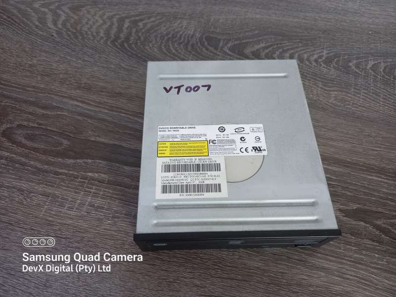 Verified Tested - Lite-On DVD Writer - SATA Connection + FREE SATA Cable - All 6 Sides Photographed