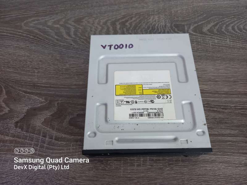 Verified Tested - Samsung DVD Writer - SATA Connection + FREE SATA Cable - All 6 Sides Photographed