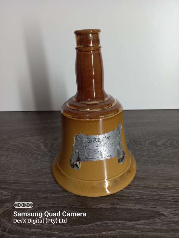 Vintage Find! Ceramic Bell's Old Scotch Whisky Decanter - A 1950s Must-Have For Collectors!