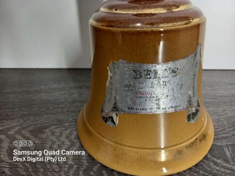 Vintage Find! Ceramic Bell's Old Scotch Whisky Decanter - A 1950s Must-Have For Collectors!
