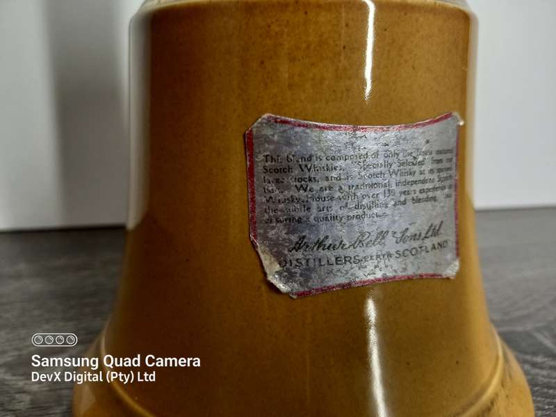 Vintage Find! Ceramic Bell's Old Scotch Whisky Decanter - A 1950s Must-Have For Collectors!