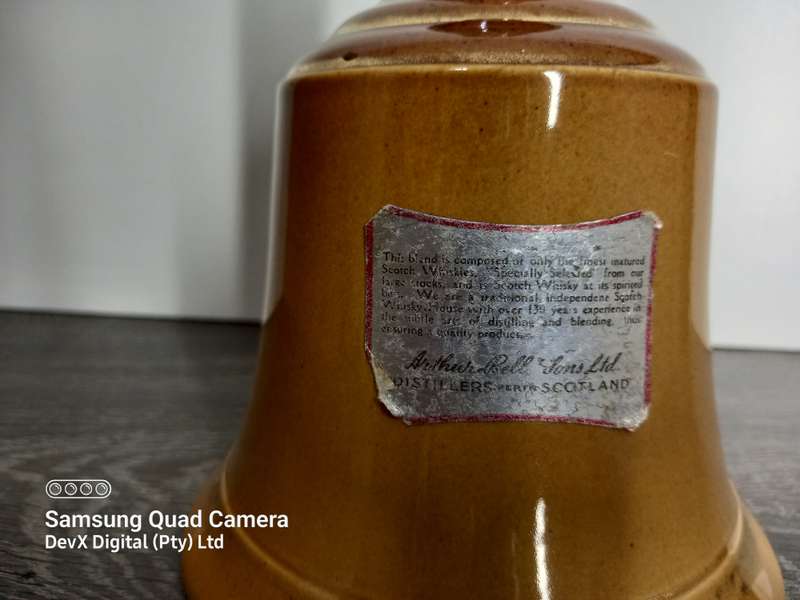 Vintage Find! Ceramic Bell's Old Scotch Whisky Decanter - A 1950s Must-Have For Collectors!