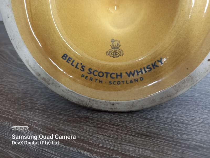 Vintage Find! Ceramic Bell's Old Scotch Whisky Decanter - A 1950s Must-Have For Collectors!