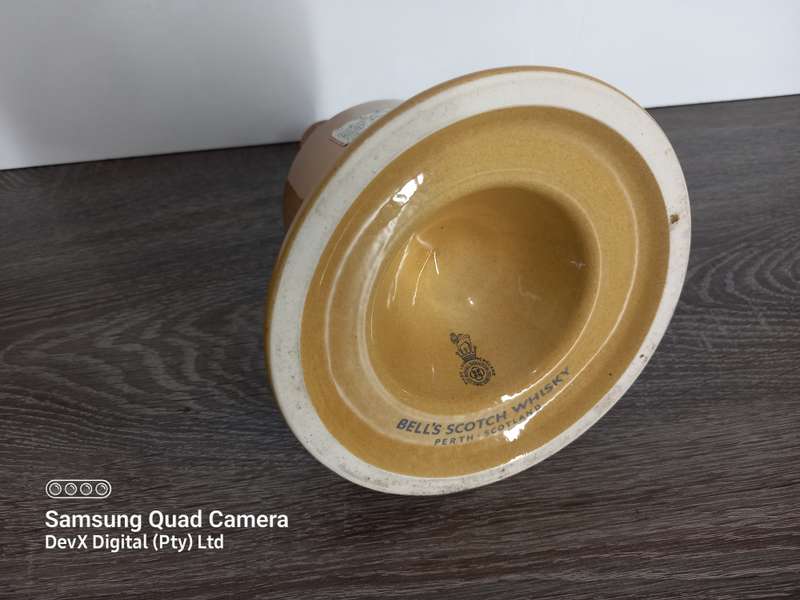 Vintage Find! Ceramic Bell's Old Scotch Whisky Decanter - A 1950s Must-Have For Collectors!