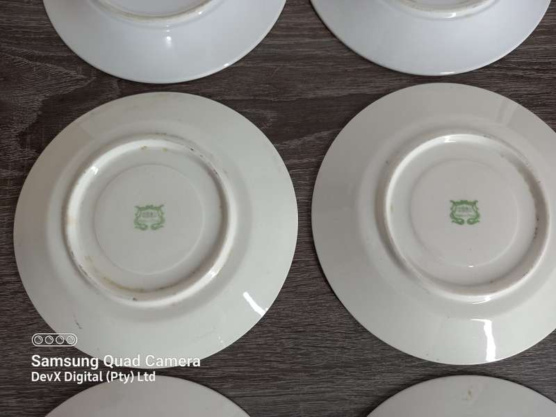 Elegant Royal China & Fine Porcelain Saucers - 3 Sets of 2 - Stunning Collector Pieces - 6-Piece Set