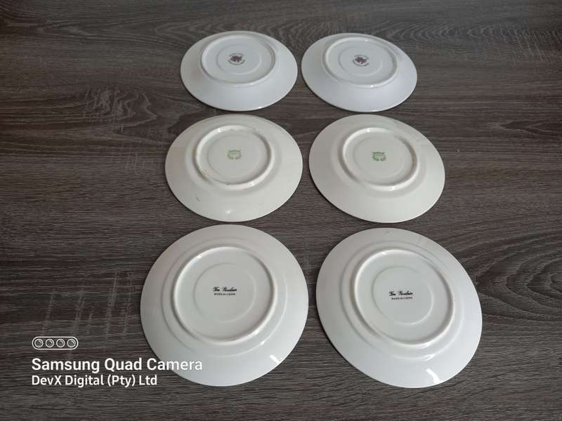 Elegant Royal China & Fine Porcelain Saucers - 3 Sets of 2 - Stunning Collector Pieces - 6-Piece Set