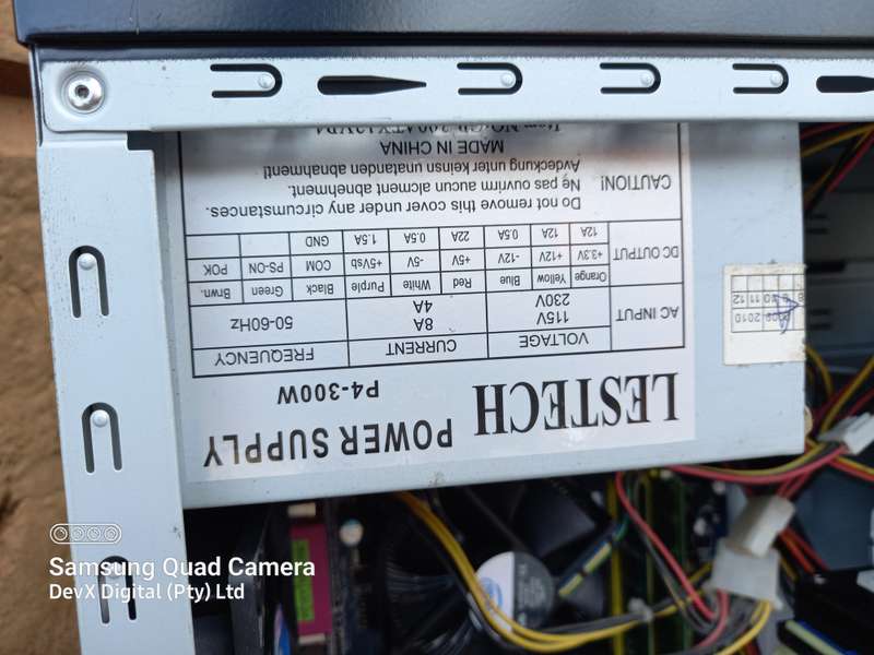 Verified Working - Gigabyte PC Build (Chassis/Motherboard) - 4GB RAM + 200GB HDD + 300W PSU