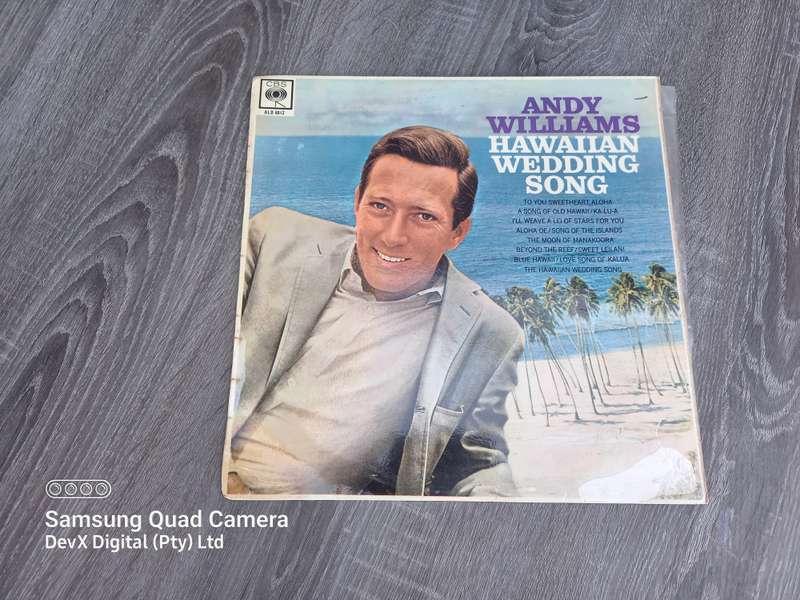 Hawaiian Wedding Song - Andy Williams - LP Vinyl Record - A Rare & Vintage Piece