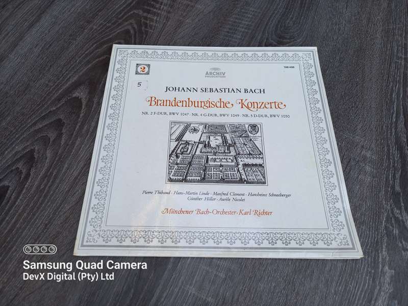 Johann Sebastian Bach - LP Vinyl Record - A Rare & Vintage Piece Perfect For Collectors & Traders