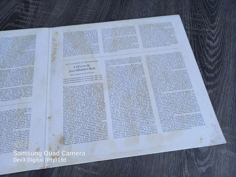Johann Sebastian Bach - LP Vinyl Record - A Rare & Vintage Piece Perfect For Collectors & Traders