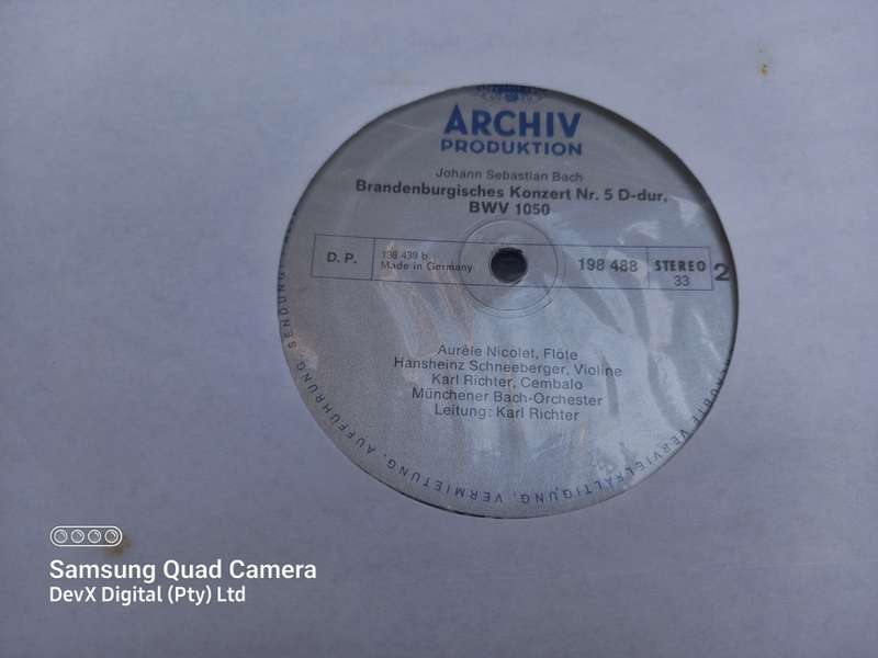 Johann Sebastian Bach - LP Vinyl Record - A Rare & Vintage Piece Perfect For Collectors & Traders