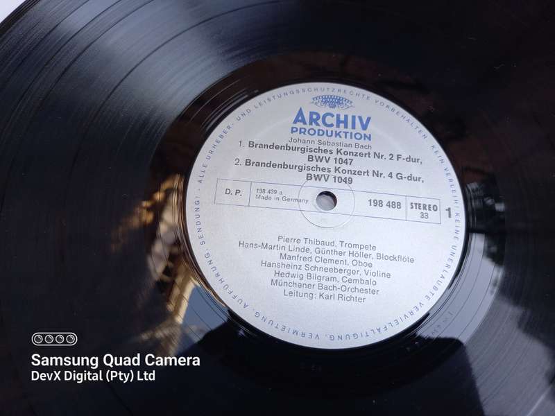 Johann Sebastian Bach - LP Vinyl Record - A Rare & Vintage Piece Perfect For Collectors & Traders