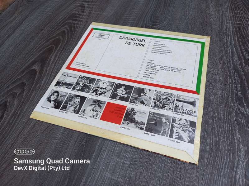 Draaiorgel - De Turk - LP Vinyl Record - A Rare & Vintage Piece Perfect For Collectors & Traders