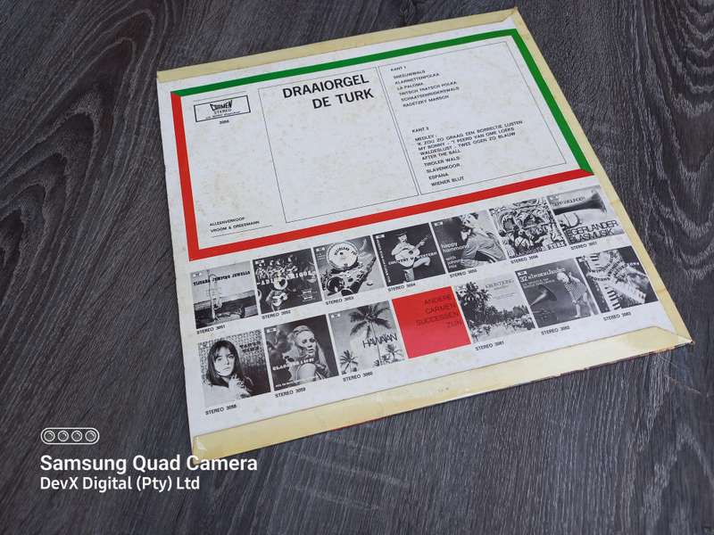 Draaiorgel - De Turk - LP Vinyl Record - A Rare & Vintage Piece Perfect For Collectors & Traders