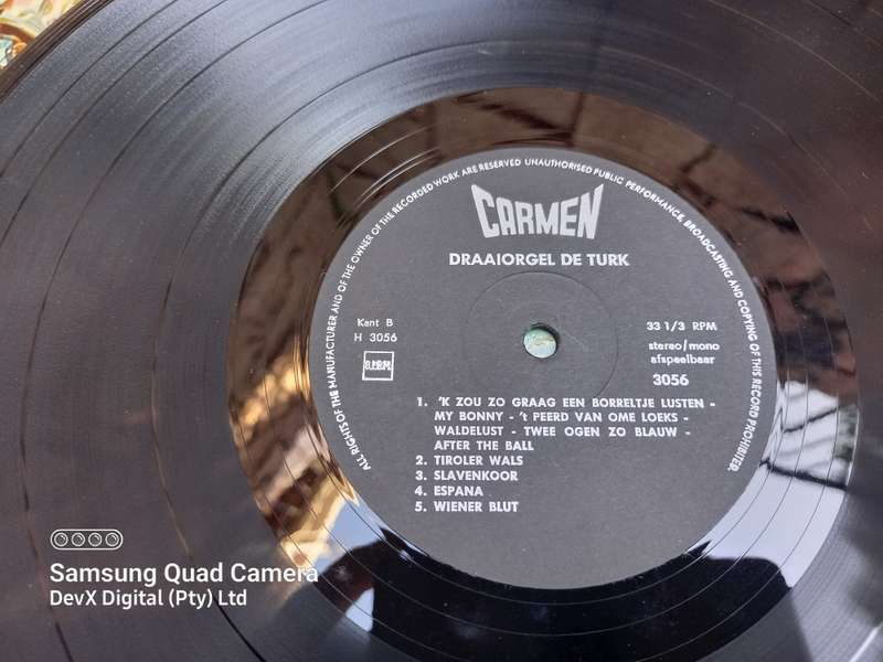 Draaiorgel - De Turk - LP Vinyl Record - A Rare & Vintage Piece Perfect For Collectors & Traders