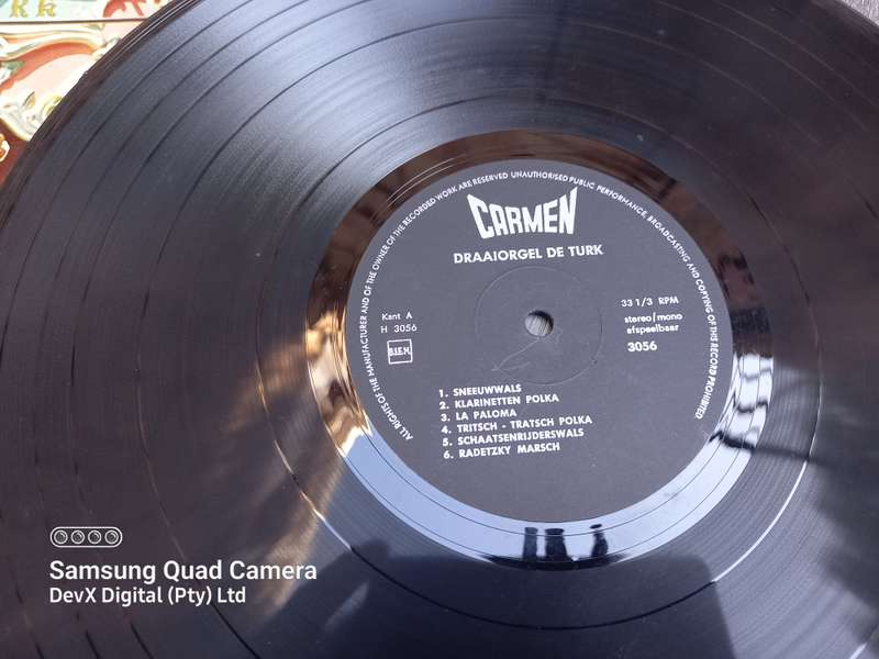 Draaiorgel - De Turk - LP Vinyl Record - A Rare & Vintage Piece Perfect For Collectors & Traders