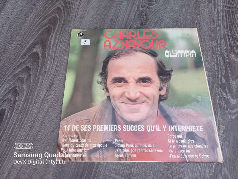 Olympia - Charles Aznavour - LP Vinyl Record - A Rare & Vintage Piece - Perfect For Collectors
