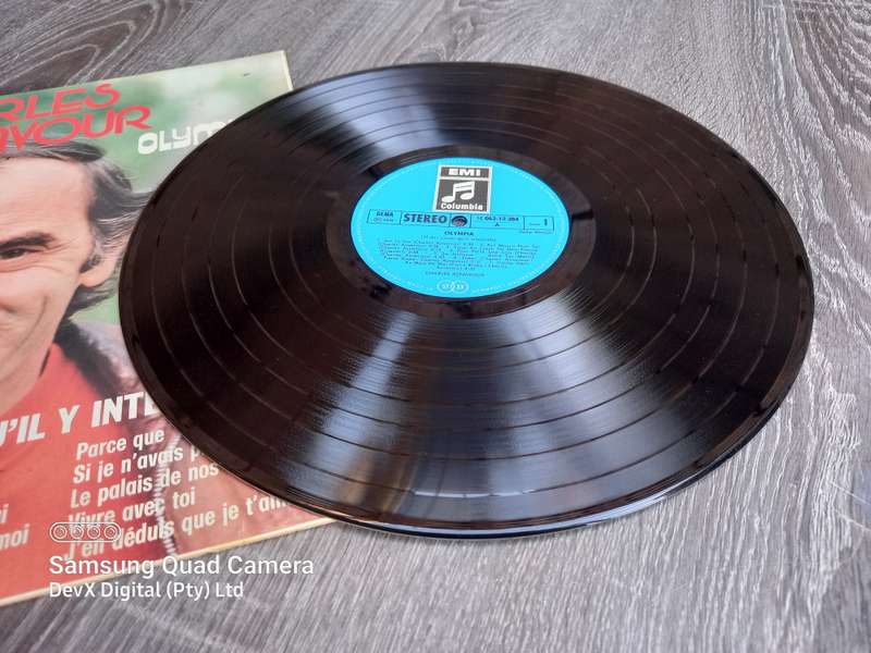 Olympia - Charles Aznavour - LP Vinyl Record - A Rare & Vintage Piece - Perfect For Collectors