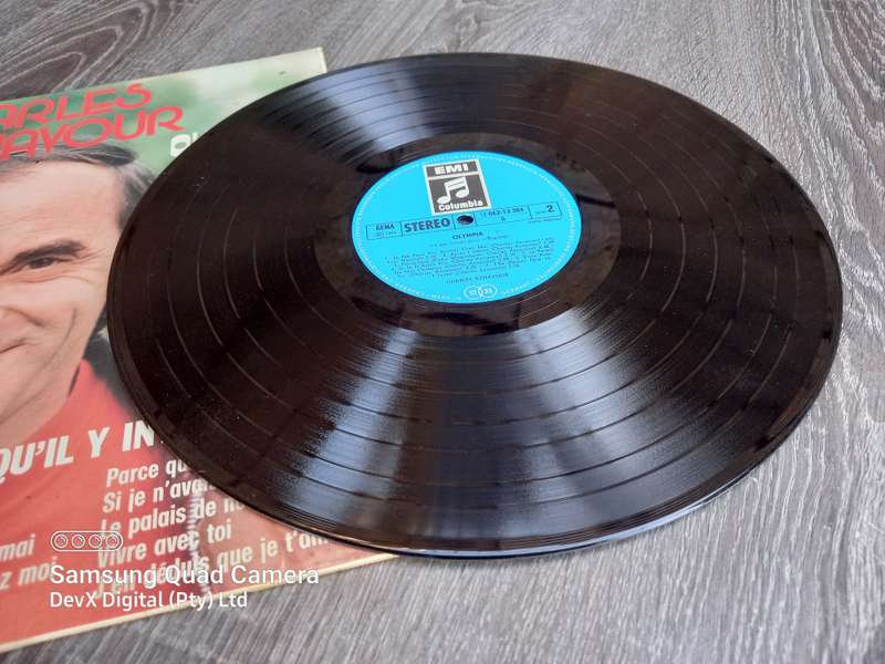 Olympia - Charles Aznavour - LP Vinyl Record - A Rare & Vintage Piece - Perfect For Collectors