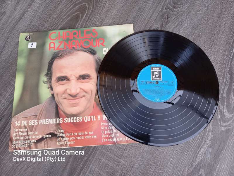 Olympia - Charles Aznavour - LP Vinyl Record - A Rare & Vintage Piece - Perfect For Collectors