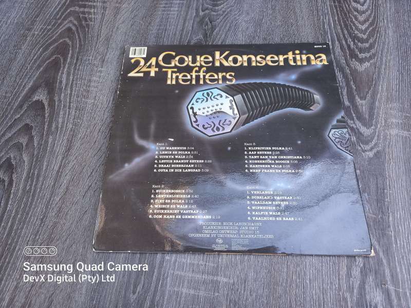 Double LP Vinyl Record Set - 24 Goue Konsertina Treffers - A Rare & Vintage Piece - For Collectors