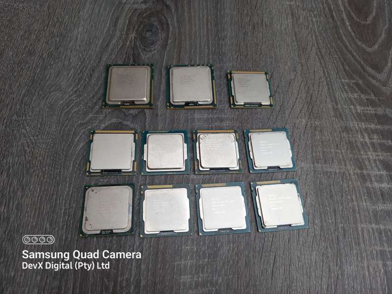 Intel CPU Bundle - 11x Processors Including i3, i5, i7 + More - Once Of Bulk Clearance Stock!