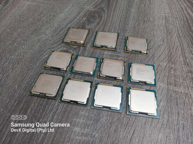 Intel CPU Bundle - 11x Processors Including i3, i5, i7 + More - Once Of Bulk Clearance Stock!