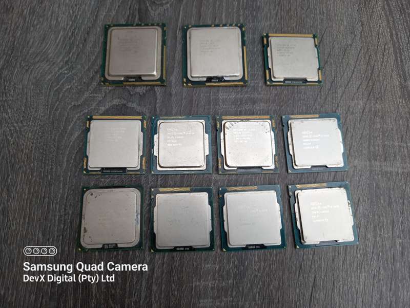 Intel CPU Bundle - 11x Processors Including i3, i5, i7 + More - Once Of Bulk Clearance Stock!